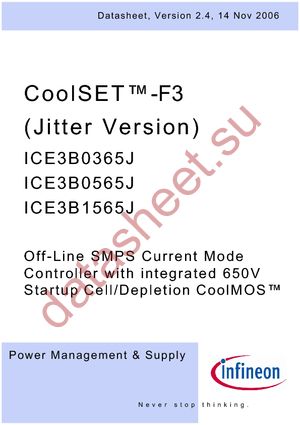 ICE3B0365J datasheet  